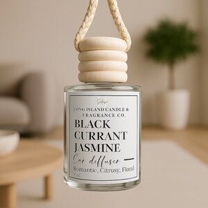 Black Currant Jasmine Car Diffuser | Aromatherapy | Floral Scent | 8ml Diffuser